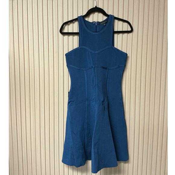 Mariam Anna Barska Blue Knit Dress Women’s Size M - Picture 1 of 4